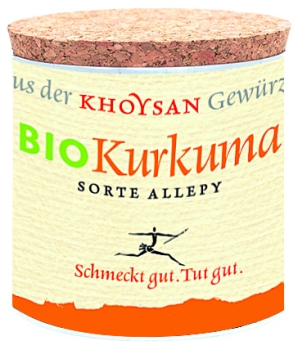 Khoysan bio Kurkuma Allepy, 100g Dose, gemahlen