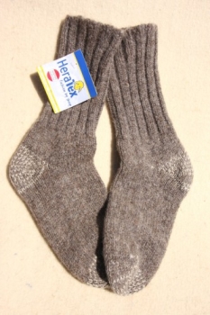 Socken aus Natur - Schafwolle