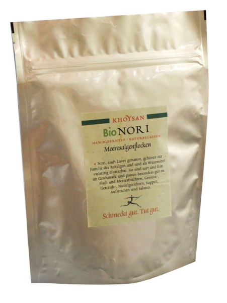 Khoysan bio Nori Meeresalgenflocken, 200g Sack