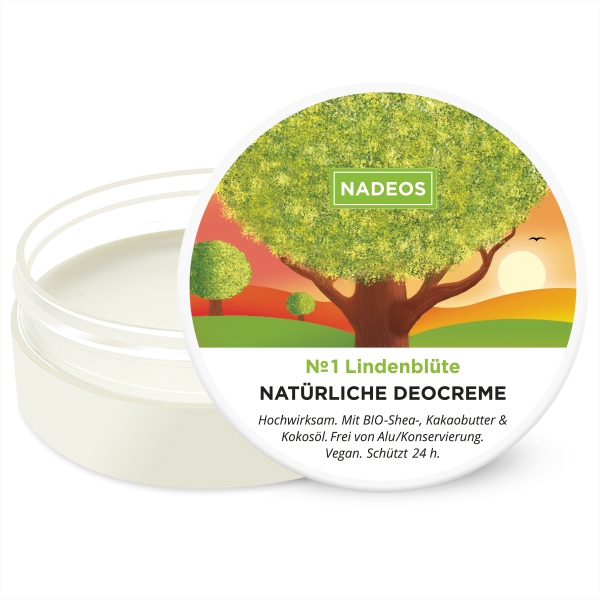 Aluminiumfreie Deocreme Lindenblüten