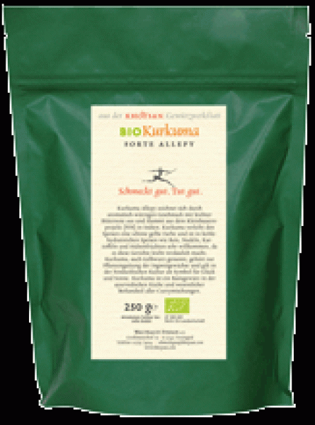 Khoysan bio Kurkuma Allepy, 250g Sack, gemahlen