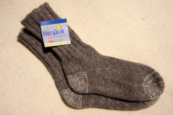 Socken aus Natur - Schafwolle